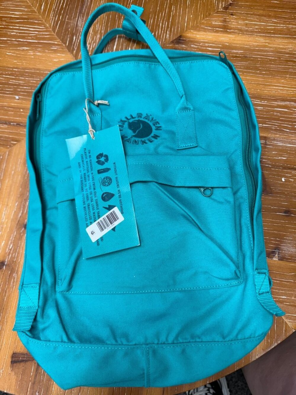 Fjällräven Kånken Classic Backpack Turquoise Water-Resistant Lightweight Durable - Picture 3 of 10